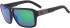 Dragon DR THE JAM LL ION sunglasses in Matte Black/Ll Green Ion