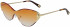 Chloé CE163S sunglasses in Gold/Gradient Orange