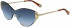 Chloé CE163S sunglasses in Gold/Gradient Blue