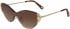 Chloé CE163S sunglasses in Gold/Gradient Brown