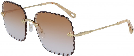 Chloé CE161S sunglasses in Gold/Gradient Peach