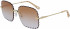 Chloé CE161S sunglasses in Gold/Gradient Peach