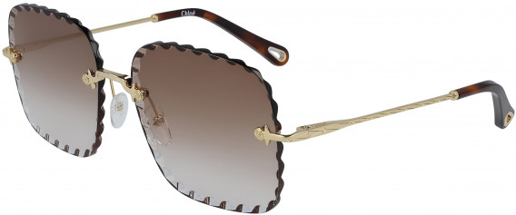 Chloé CE161S sunglasses in Gold/Gradient Brown