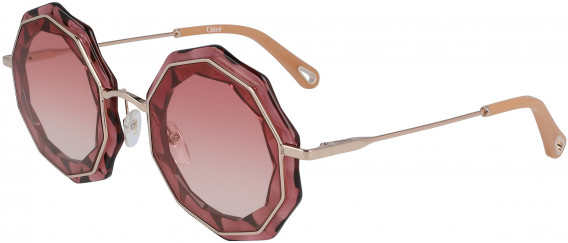 Chloé CE160S sunglasses in Rose Gold/Coral