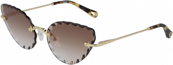 Chloé CE157S sunglasses in Gold/Gradient Brown