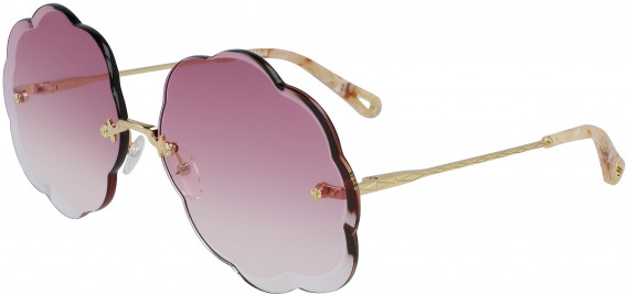 Chloé CE156S sunglasses in Gold/Gradient Pink