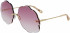 Chloé CE156S sunglasses in Gold/Gradient Pink