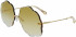 Chloé CE156S sunglasses in Gold/Gradient Yellow