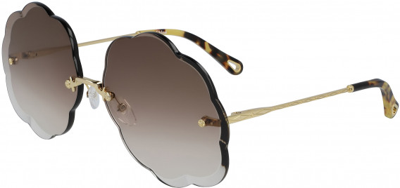 Chloé CE156S sunglasses in Gold/Gradient Brown
