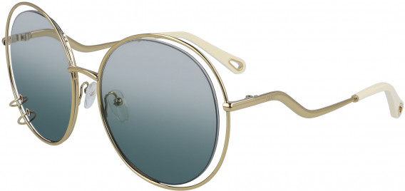 Chloé CE153S sunglasses in Gold/Gradient Petrol