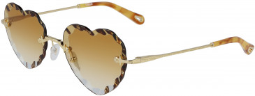 Chloé CE150S sunglasses in Gold/Gradient Brick