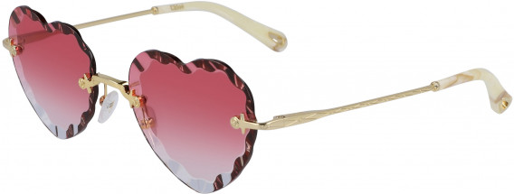 Chloé CE150S sunglasses in Gold/Gradient Coral