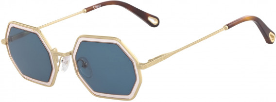 Chloé CE146S sunglasses in Gold Light Pink/Blue