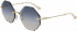 Chloé CE143S sunglasses in Gold/Blue Nude