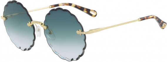 Chloé CE142S-60 sunglasses in Gold/Gradient Petrol