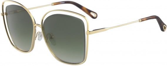 Chloé CE133S sunglasses in Gold/Green