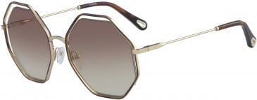 Chloé CE132S-58 sunglasses in Havana/Bronze