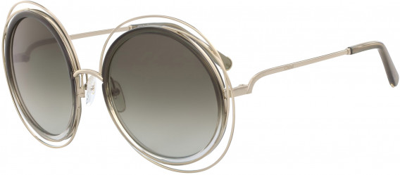Chloé CE120S sunglasses in Gold/Gradient Khaki Beige
