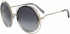 Chloé CE120S sunglasses in Gold/Gradient Grey