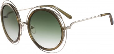 Chloé CE120S sunglasses in Gold/Khaki