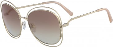 Chloé CE119S sunglasses in Gold/Peach