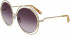 Chloé CE114ST sunglasses in Gold/Gradient Aubergine