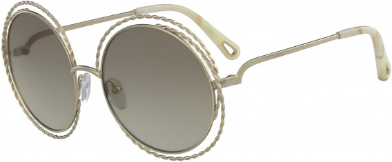Chloé CE114ST sunglasses in Gold/Flash Brown Lens