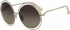 Chloé CE114ST sunglasses in Gold/Brown Lens