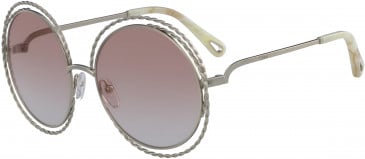 Chloé CE114ST sunglasses in Gold/Peach Lens