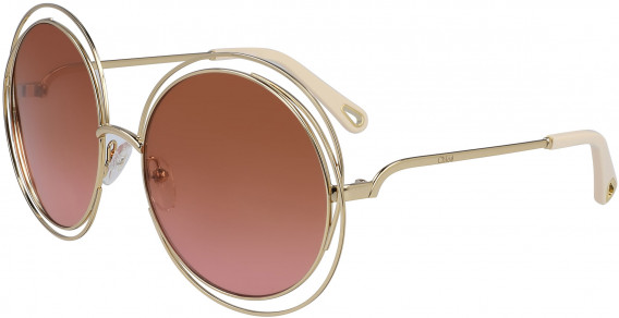 Chloé CE114SD-58 sunglasses in Gold/Brick Rose