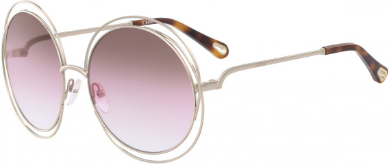Chloé CE114SD-58 sunglasses in Gold/Brown Rose Sand Lens