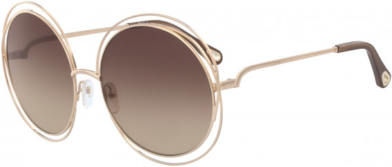 Chloé CE114SD-58 sunglasses in Rose Gold/Transparent Brown