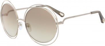 Chloé CE114SD-58 sunglasses in Gold/Transparent Mud