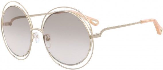 Chloé CE114SD-58 sunglasses in Gold/Transparent Peach