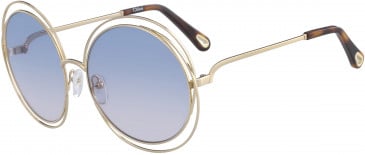 Chloé CE114SD-58 sunglasses in Gold/Havana/Grad Azure Rose Le