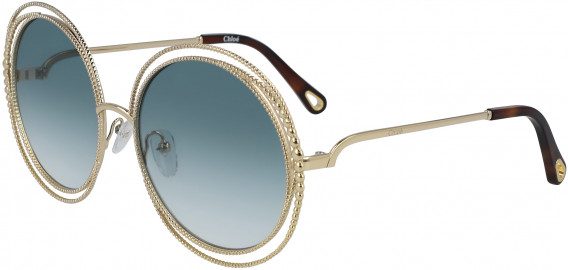 Chloé CE114SC sunglasses in Gold/Gradient Petrol
