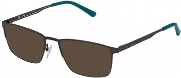 Fila VF9805 sunglasses in Matt Gun Metal