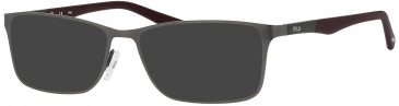 Fila VF9733 sunglasses in Matt Gun Metal