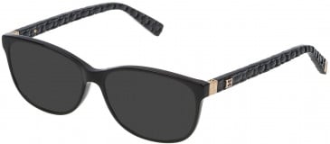 Escada VES471 sunglasses in Shiny Black