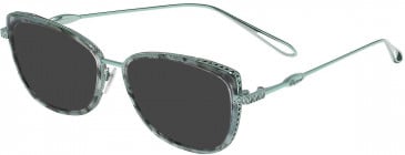 Chopard VCH256M sunglasses in Shiny Water Green