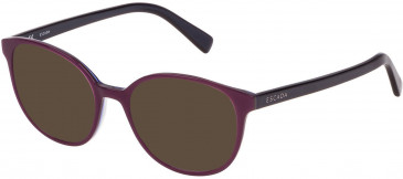 Escada VES452 sunglasses in Shiny Violet Top/Grey/Blue/Azure
