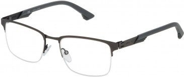 Police VPL481 glasses in Semi Matt Black/Semi Matt