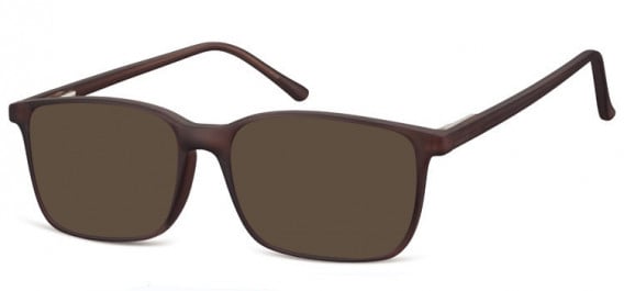 SFE-10564 sunglasses in Matt Dark Brown