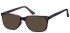 SFE-10563 sunglasses in Black/Clear Burgundy