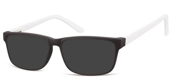 SFE-10561 sunglasses in Black/White