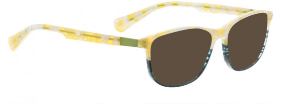 BELLINGER ZIRCON sunglasses in Yellow/Green Pattern