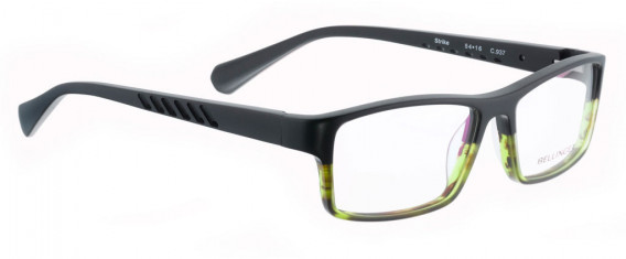 BELLINGER STRIKE glasses in Matt Black/Green