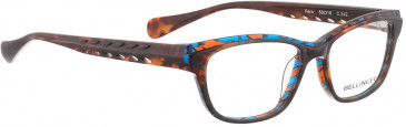 BELLINGER FERN glasses in Brown Blue Pattern