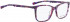 BELLINGER COZY glasses in Purple Pattern