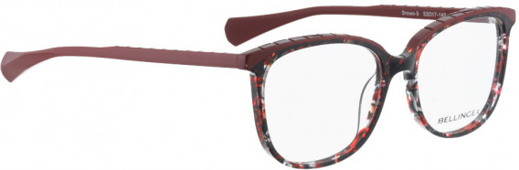 BELLINGER BROWS-5 glasses in Red Pattern